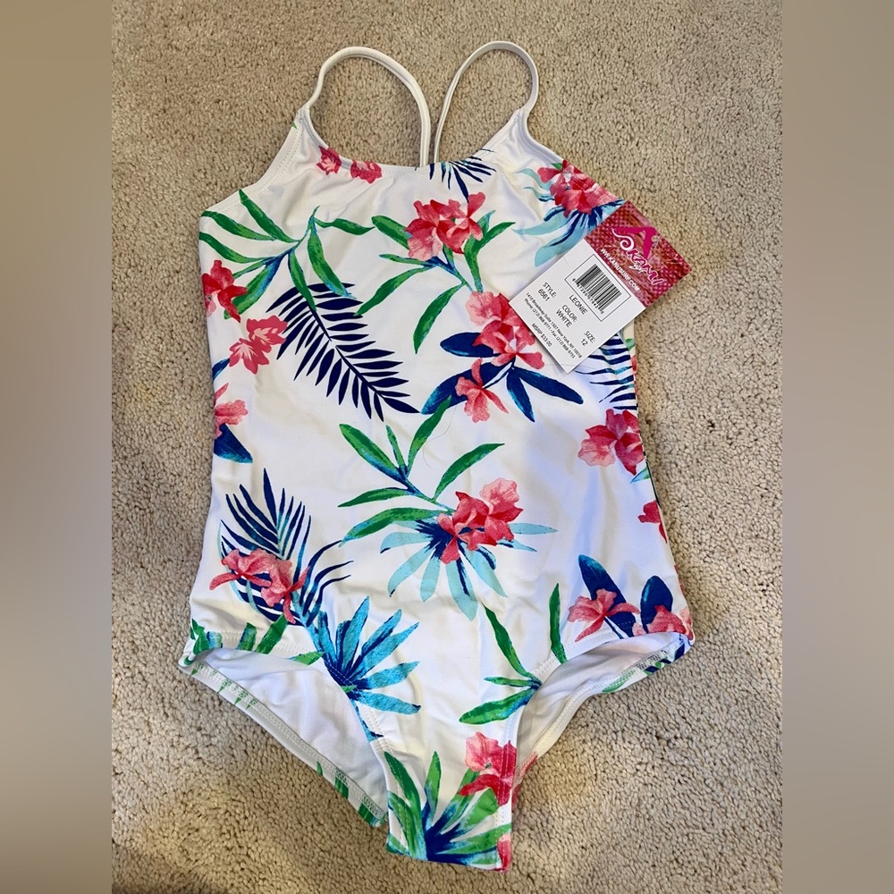 Girls size 12 bathing suit